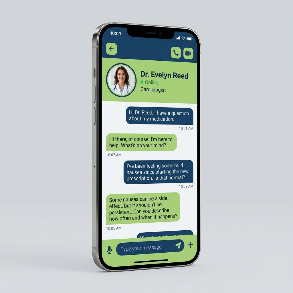 Consulta médica por vídeo no celular